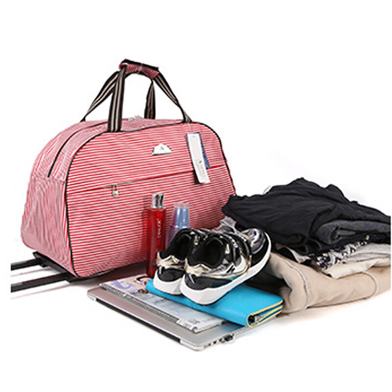 حقيبة سفر وحقائب سفر عجلات جديدة مقاوم للماء سعة كبيرة تحمل على الأمتعة عربة حقيبة يد للجنسين valise روليت XA671F