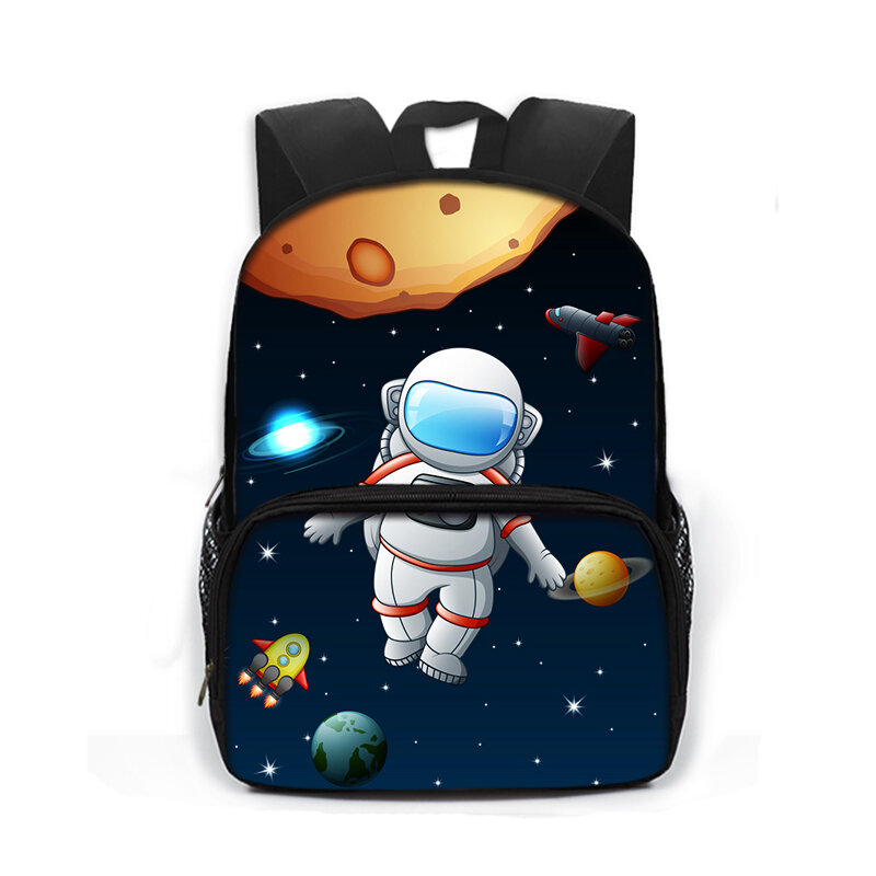 الكرتون رائد الفضاء سفينة الفضاء ستار حقيبة المدرسة كتاب أطفال حقيبة الأطفال الحقائب المدرسية أطفال رياض الأطفال على ظهره الأولاد الحقائب المدرسية
