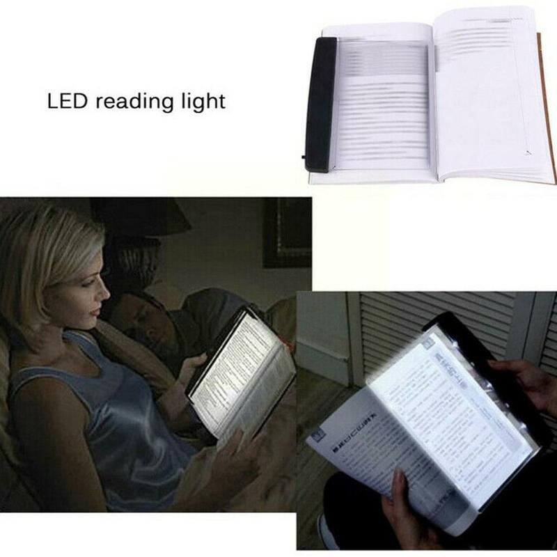 القراءة ليلة ضوء الإبداعية لوحة مسطحة العين للمنزل نوم LED المحمولة لوحة السفر عنبر لمبة مكتب للطلاب السرير X3W8