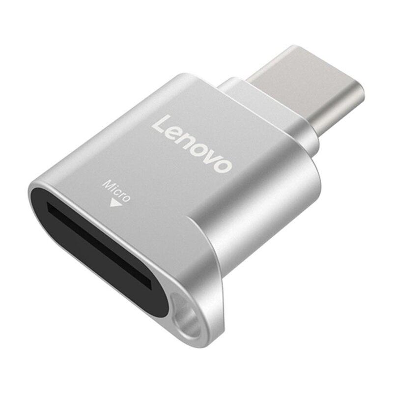 لينوفو D201 USB نوع C قارئ بطاقة 480Mbps USB-C TF مايكرو SD OTG محول قارئ بطاقة نوع-C ذاكرة Cardreader لأجهزة الكمبيوتر المحمول/الهاتف