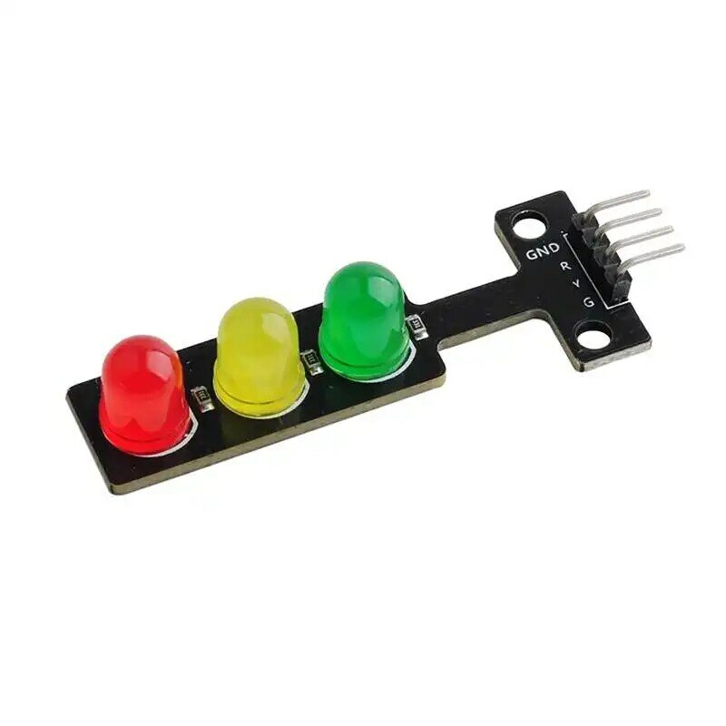RCmall 10 قطعة صغيرة 5 فولت ضوء المرور LED وحدة عرض لاردوينو الأحمر الأصفر الأخضر 5 مللي متر LED RGB حركة المرور
