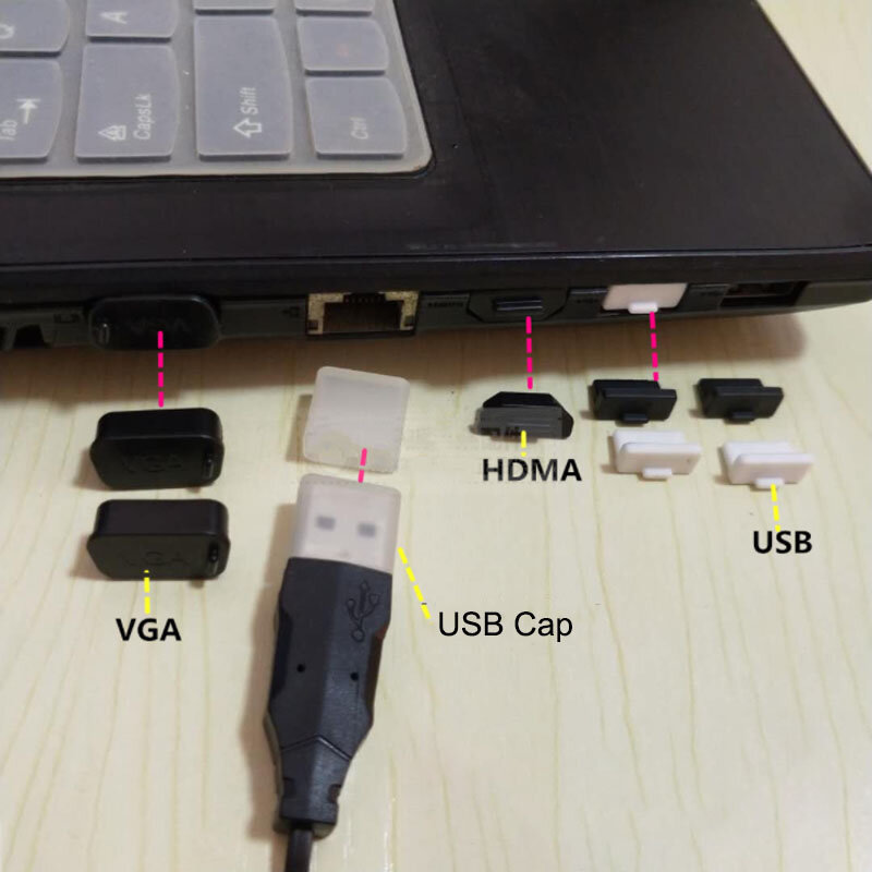 USB الغبار التوصيل سيليكون مكافحة الغبار سدادة غطاء الكمبيوتر المحمول الغبار قبعات حامي اللوحي دفتر