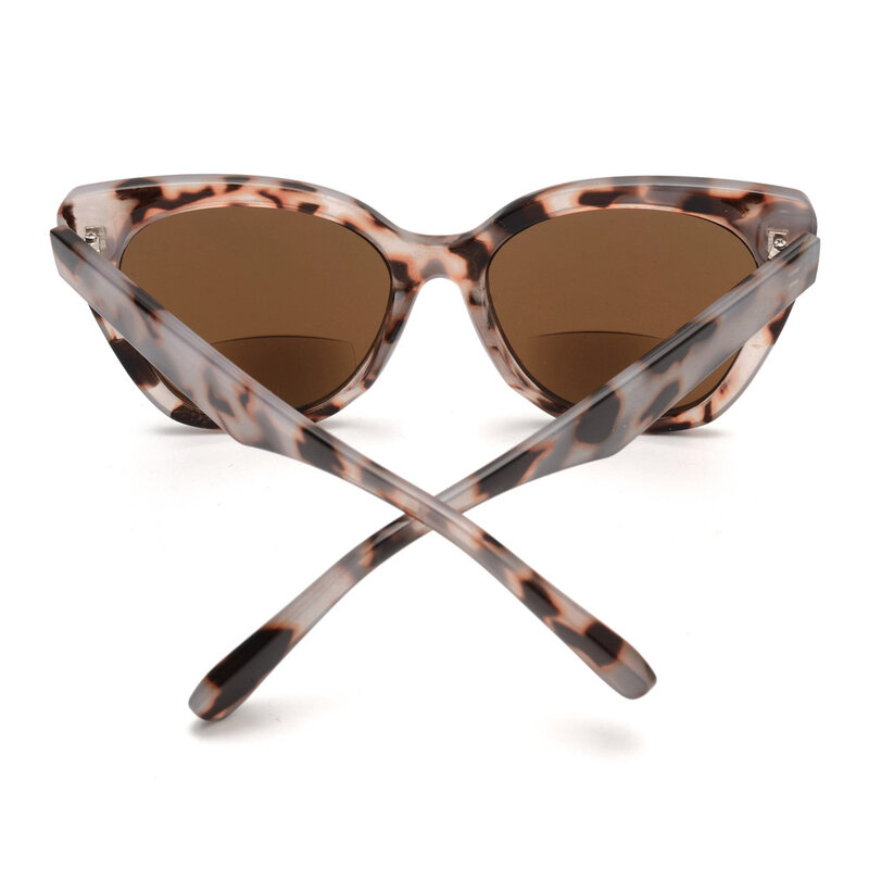 JM خمر ثنائي البؤرة النظارات الشمسية نظارات للقراءة للنساء القط العين النظارات