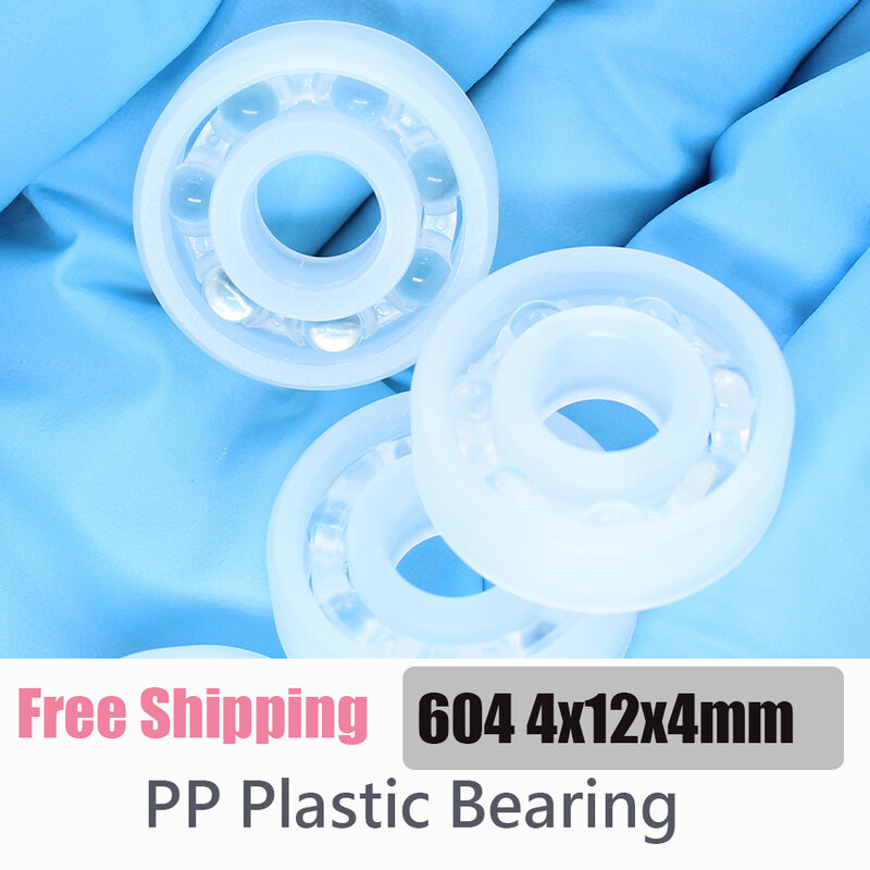 PP 604 تحميل من البلاستيك 4*12*4 مم 2 قطعة مقاومة للتآكل لا الصدأ غير المغناطيسي كرات من الزجاج الكرات البلاستيكية