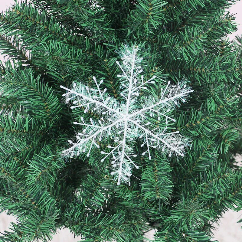 3 قطعة حلية زخرفة الزهور شجرة عيد الميلاد زينة المنزل ديكور السنة الجديدة زينة عيد الميلاد الثلج