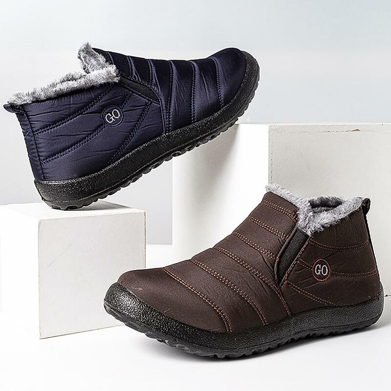Meijuner-حذاء قطني خفيف الوزن ، غير قابل للانزلاق ، للترفيه ، مقاوم للماء ، مسطح ، غير رسمي ، خفيف الوزن