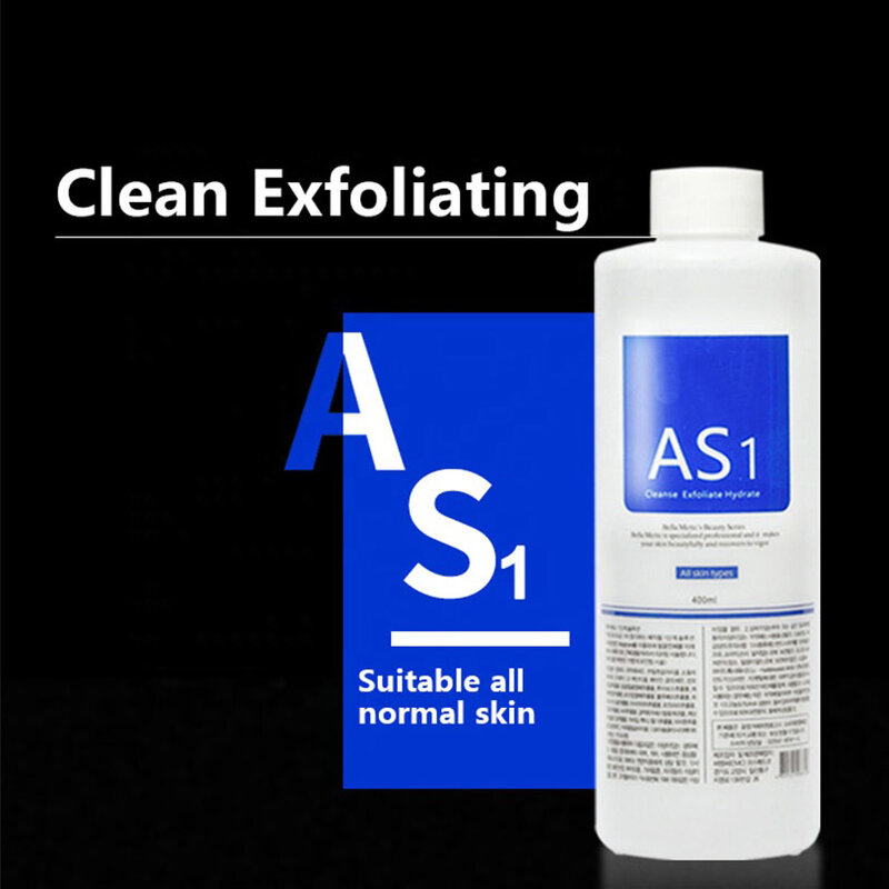 AS1 SA2 AO3 ل هيدرا جلدي آلة الجلد التنظيف العميق الوجه العناية بالبشرة الوجه مصل هيدرو أكوا قشر الحل 400 مللي
