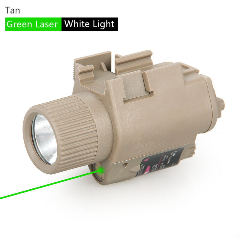 باور بوينت التكتيكية M6 إضاءة مصباح شعلة أحمر أخضر ليزر أصفر أبيض ضوء الصيد مصباح يدوي ل مسدس هواء بندقية Airsoft