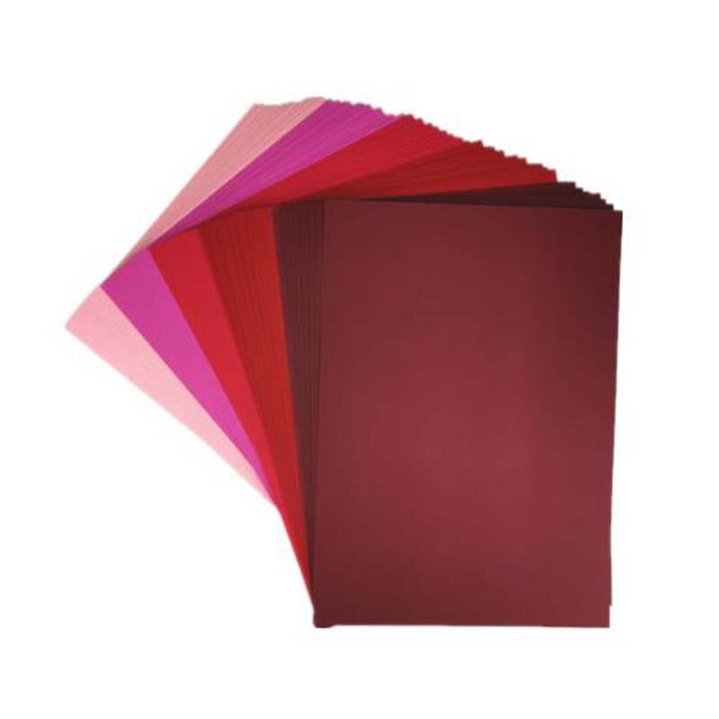 ورق بطاقة سلسلة حمراء 230g سميكة القرطاسية كرتون كرافت طفل لتقوم بها بنفسك A4 A3 بطاقات الورق للزهور خلفية هدية كرتون