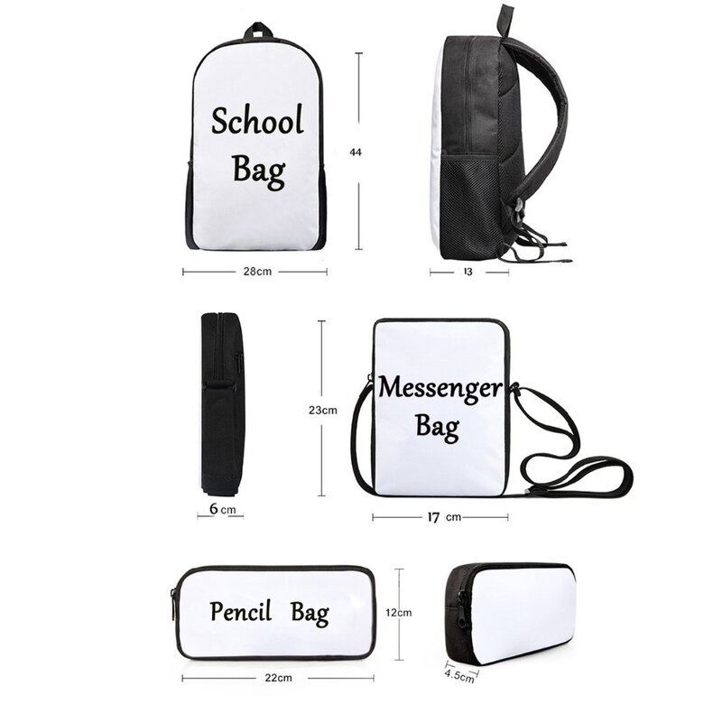Beagle مجموعة حقائب مدرسية للمراهقين بنين بنات لطيف طالب أطفال حقيبة مدرسية للأطفال حقيبة مدرسية مخصصة