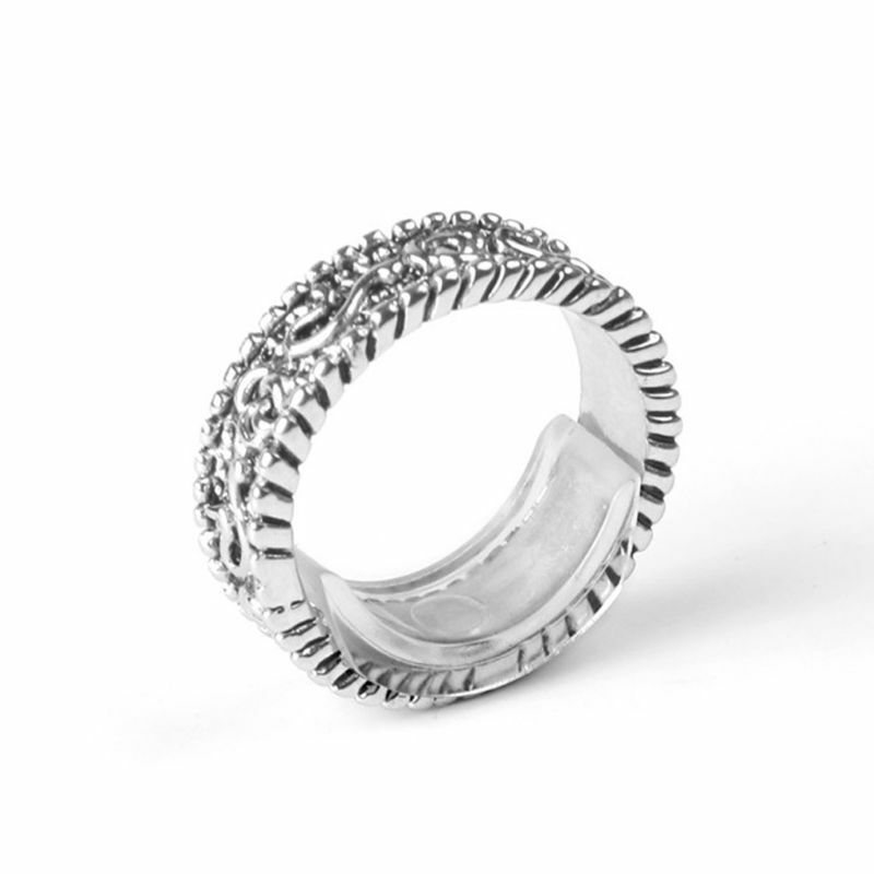 خاتم سيليكون غير مرئي مناسب لأي حلقة ، ضبط حجم ، 8 أحجام