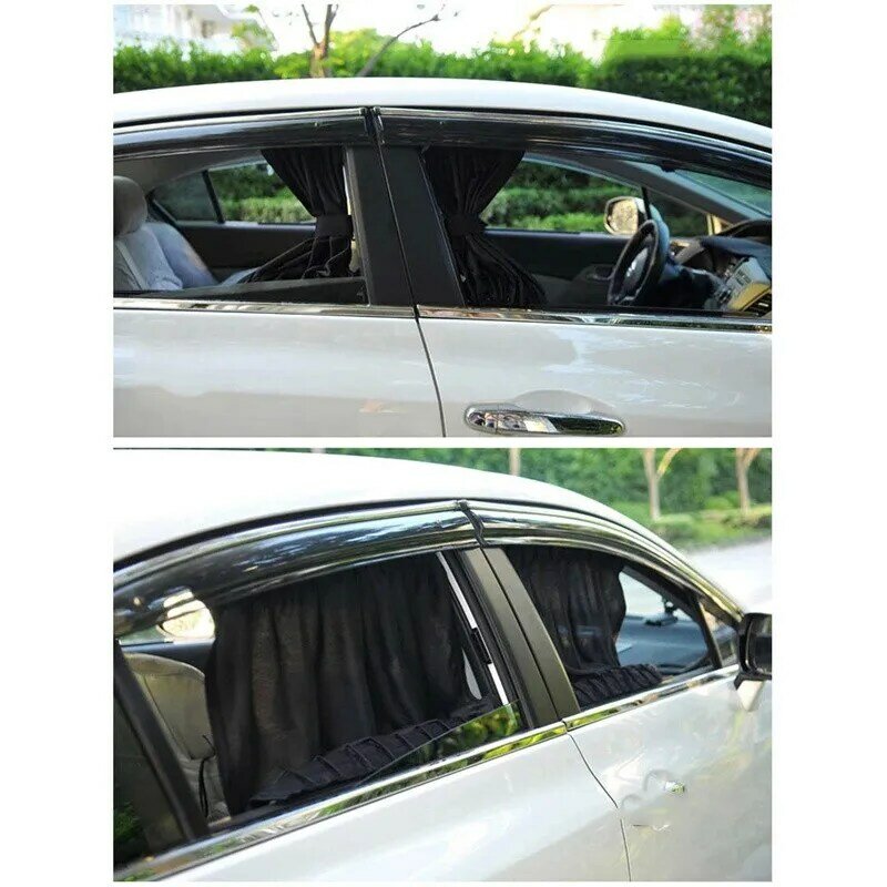 2 قطعة مظلة للسيارة العالمي الستار سيارة الجانب نافذة ظلة الستائر السيارات ويندوز الستار الشمس قناع الستائر غطاء سيارة التصميم