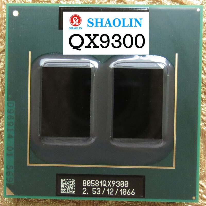 المتطرفة موبايل QX9300 SLB5J 2.5 GHz رباعية النواة رباعية موضوع معالج وحدة المعالجة المركزية 12 متر 45 واط المقبس P