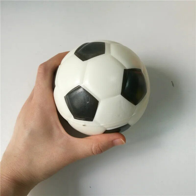 لعب كرة القدم الإجهاد الكرة لينة رغوة كرات مطاطية ضغط اسفنجي الإجهاد تخفيف لعب للأطفال الأطفال 6.3 سنتيمتر/10 سنتيمتر