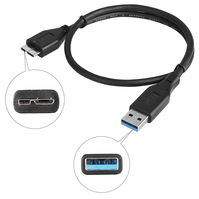 عالية السرعة USB 3.0 كابل بيانات ذكر محول USB3.0 AM إلى مايكرو B ذكر كابل محول محول ل قرص صلب خارجي القرص HDD