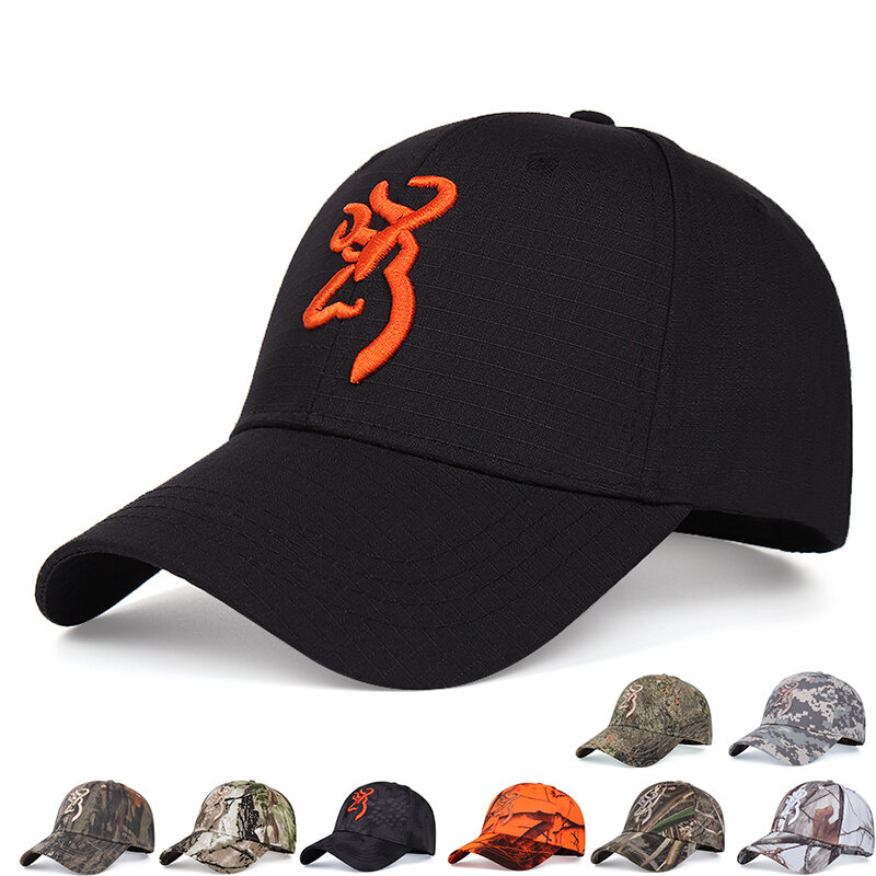 عالية الجودة قيعة بيسبول صغيرة في الهواء الطلق التكتيكية قبعة التمويه الجيش الرجال قبعة عادية الهيب هوب قبعة الغابة BROWNING قبعة الرجال