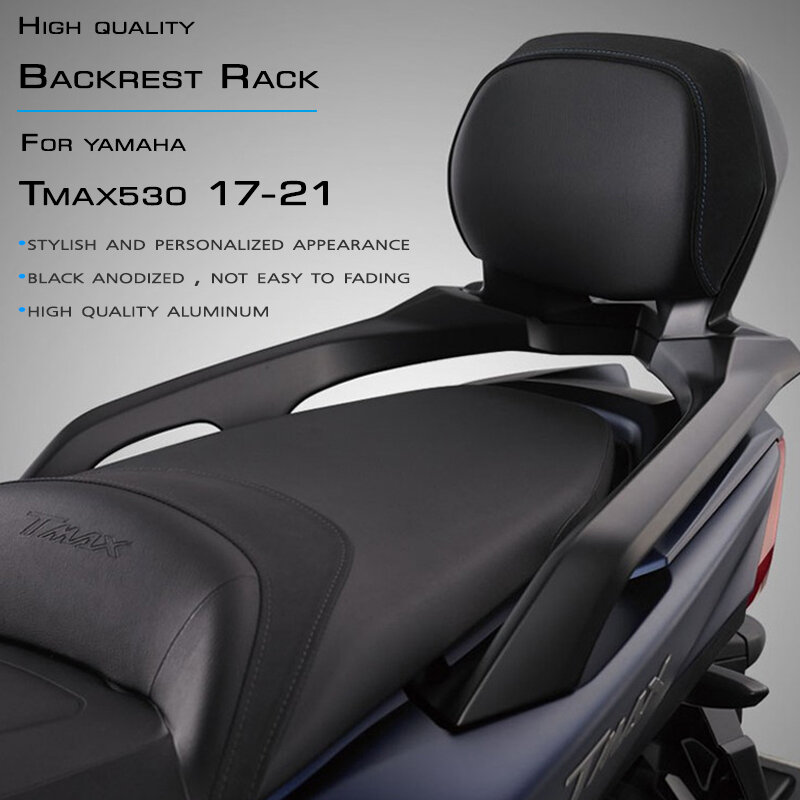 Mklight tech لـ ياماها Tmax530 DX SX TMAX560 T-MAX Tmax 530 560 17-21 دراجة نارية مقعد الركاب الخلفي مسند الظهر الإطار الملحقات