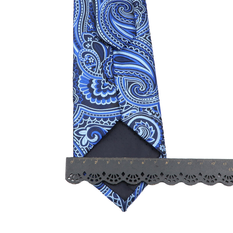 تصميم جديد الرجال التعادل الأحمر الأزرق الأزهار زهرة 8 سنتيمتر ربطة العنق جيب مربع مجموعات الاكسسوارات اليومية ارتداء Cravat الزفاف هدية للرجل