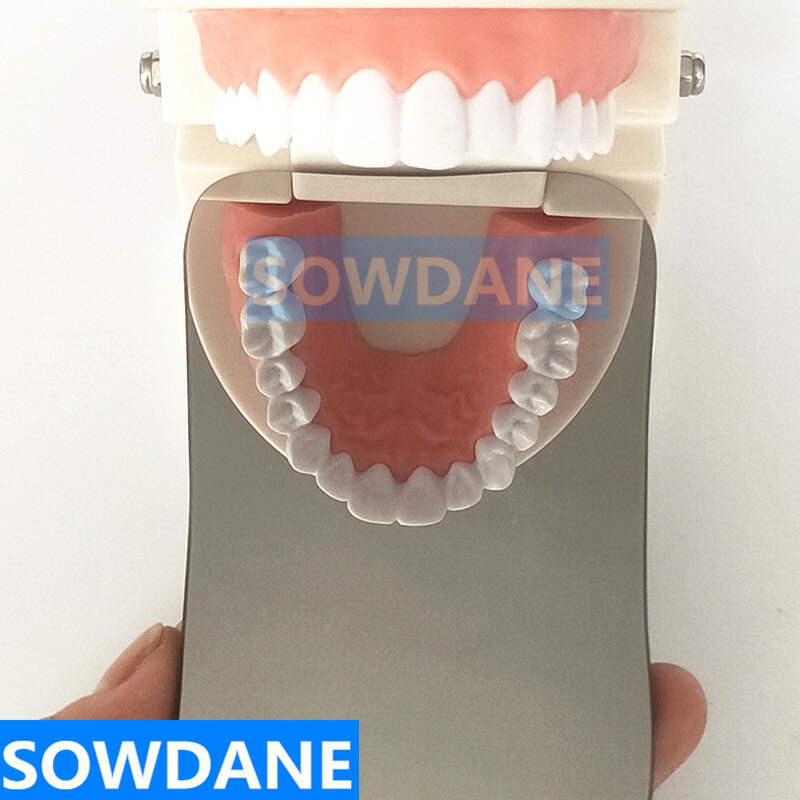 مزدوجة الجانبين الأسنان داخل الفم التصوير الفوتوغرافي مرآة الزجاج الرعاية الصحية عن طريق الفم الأسنان تقويم الأسنان المرايا عاكس