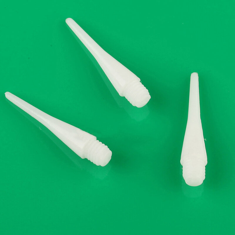 50 قطعة دائم لينة البلاستيك نصائح نقاط إبرة استبدال نبال أجزاء بيضاء جديدة السلامة البلاستيك نبال رئيس الملحقات