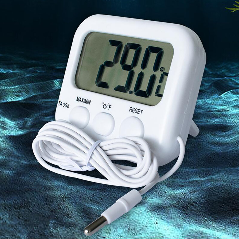 جديد صغير LCD مجس رقمي الاستشعار ميزان الحرارة خزان المياه حمام سباحة ثلاجة حوض السمك النبيذ قبو ميزان الحرارة مقياس