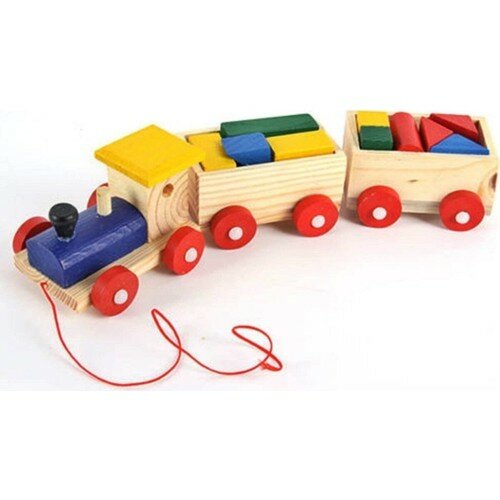 ألعاب خشبية الخشب العثور على ارتداء لعبة أطفال القطار جعل أشيب قطار نشاط مونتيسوري