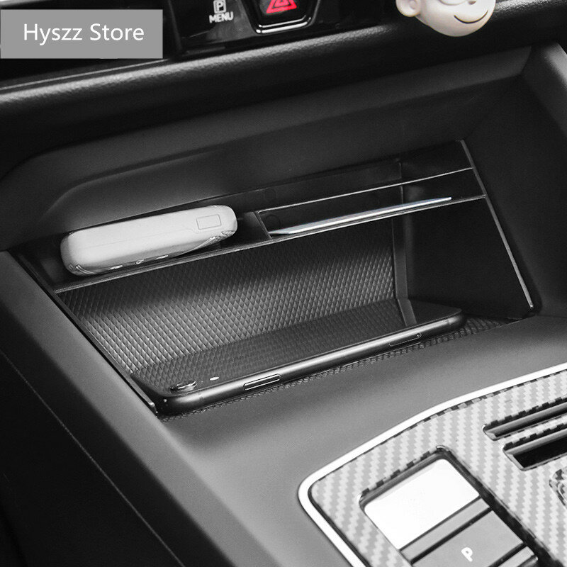 صندوق مسند الذراع المركزي للسيارة لـ VW Golf 8 2020 ملحقات داخلية تستيفها منظم وحدة التحكم المركزية أسود