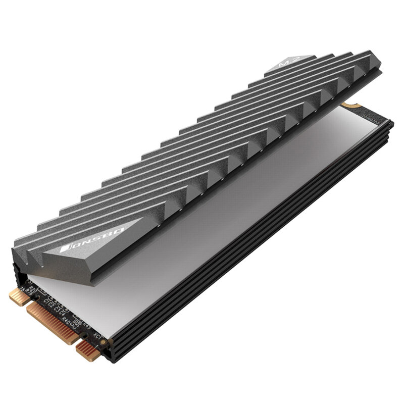 جونسبو M.2 SSD NVMe بالوعة الحرارة M2 2280 الحالة الصلبة قرص صلب مبادل حراري من الألومنيوم طوقا مع السيليكون الحراري وسادة ملحقات الكمبيوتر