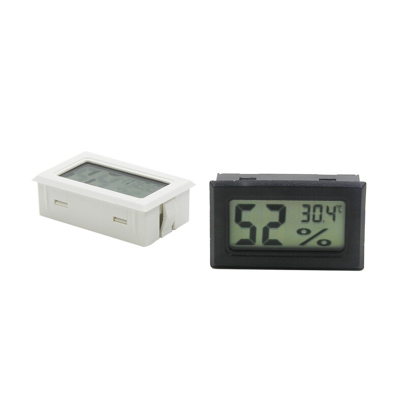 جهاز استشعار درجة الحرارة الرقمية والداخلية LCD مقياس الرطوبة أجهزة قياس درجة الحرارة