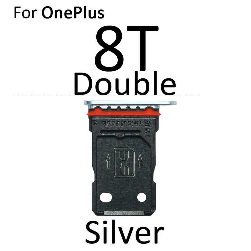 سيم حامل بطاقة صينية فتحة ل OnePlus 7 7T 8 برو 8T استبدال أجزاء
