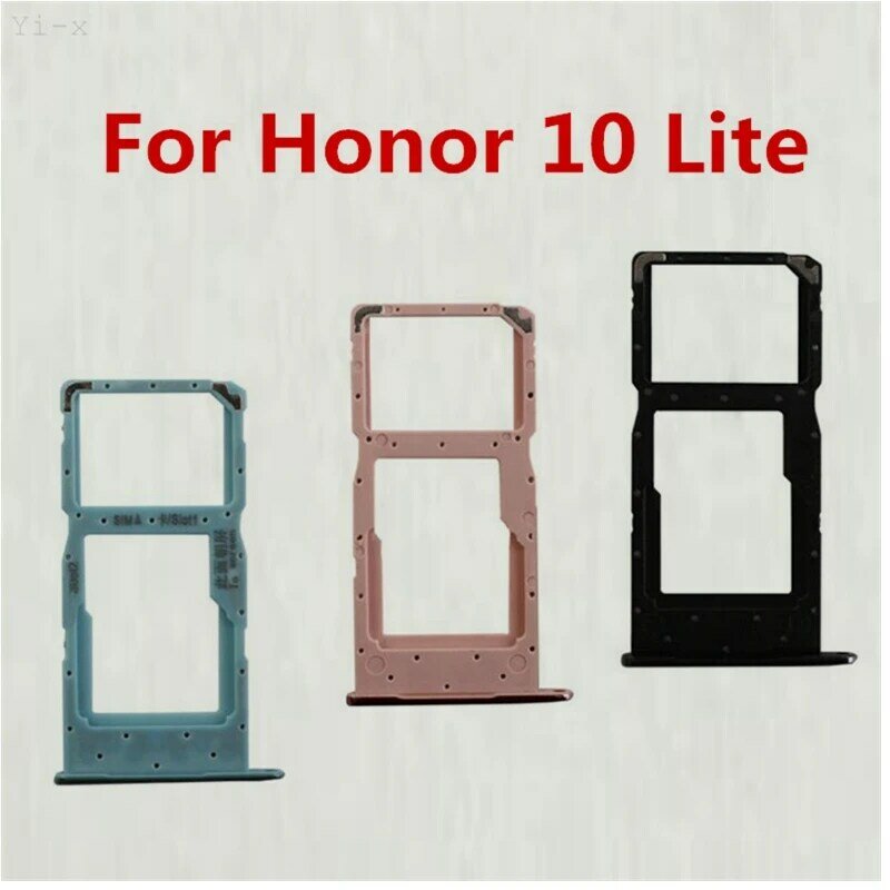 حامل بطاقة SIM لهاتف Huawei Honor 10 lite وأصلية 10 lite قطع غيار