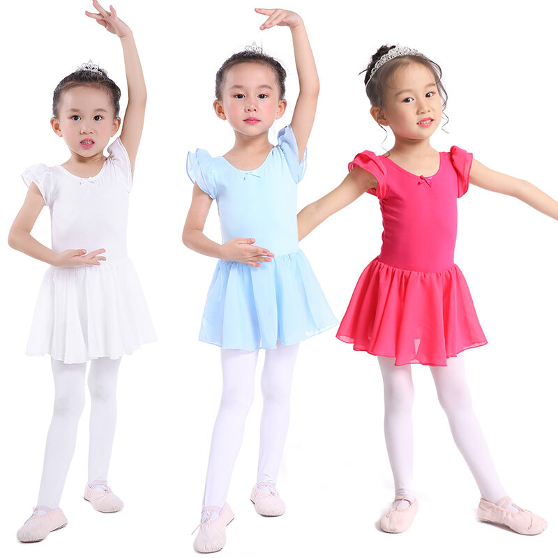 فستان الباليه الوردي للفتيات ، يوتار الاطفال ، راقصة الباليه توتو ، ازياء ملابس الرقص