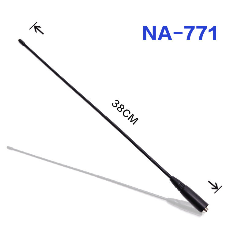 نوعية جيدة ناغويا هوائي NA-771 SMA-موصل سالب عالية ديسيبل كسب هوائي سوطي ل Baofeng/TYT/Wouxun اتجاهين الراديو