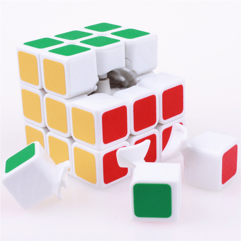 لعبة لغز المكعب السحري للأطفال ، 3 × 3 × 3 ، 3 طبقات ، نيو المهنية ، الألوان السوداء والبيضاء