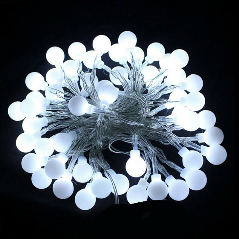 30 متر 300 LED الكرة سلسلة أضواء عيد الميلاد عطلة ديكور حفلات الزواج جارلاند مصابيح داخلي إضاءة خارجية 220 فولت الاتحاد الأوروبي