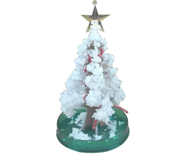 2019 10x6 سنتيمتر DIY بها بنفسك الأبيض ماجيك تزايد ورقة شجرة السحرية تنمو أشجار عيد الميلاد Arvore Magica اليابان الاطفال ألعاب علمية للأطفال