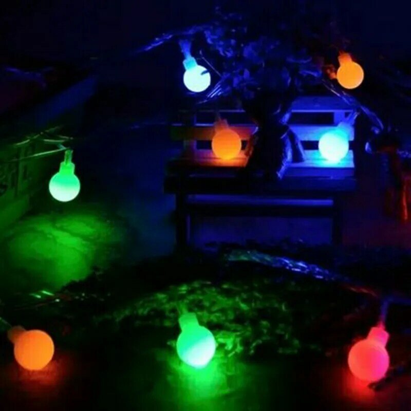 Luminaria 1.5m 3m 20 led الكرز كرات الجنية أضواء سلسلة تعمل بالبطارية تعمل الزفاف عيد الميلاد في الهواء الطلق الباحة الطوق الديكور