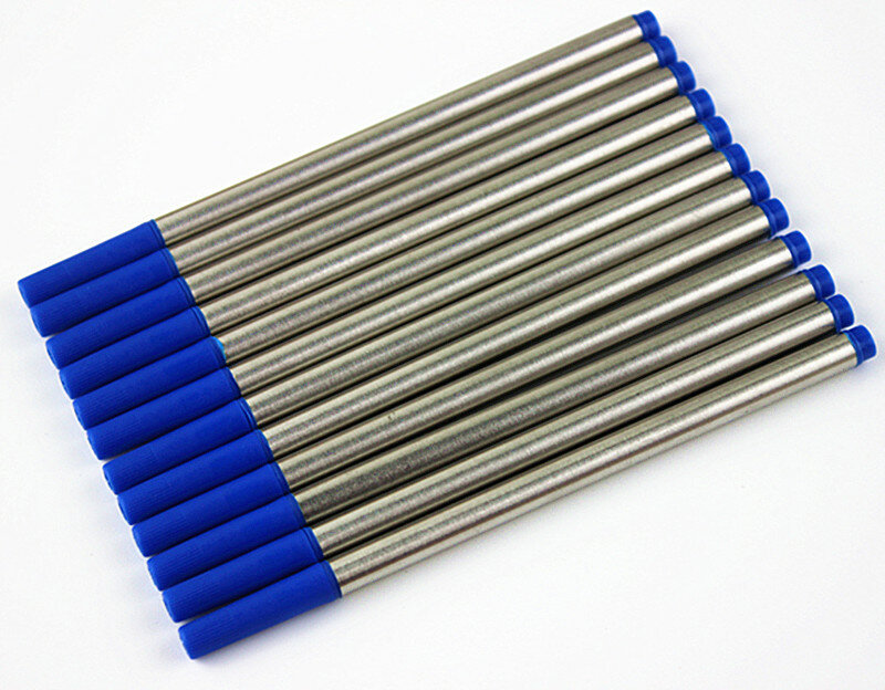 الأسطوانة الكرة القلم عبوة شحن مجاني الكثير من 10 قطعة ل الرول الكرة القلم عالية الجودة الحبر الأسود و الأزرق الحبر للاختيار MB