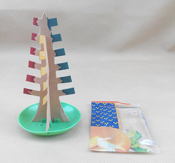 2019 2 قطعة 100 مللي متر H DIY متعدد الألوان ماجيك تزايد ورقة شجرة السحرية عيد الميلاد الأشجار اليابانية التعليمية لعب الجدة للأطفال