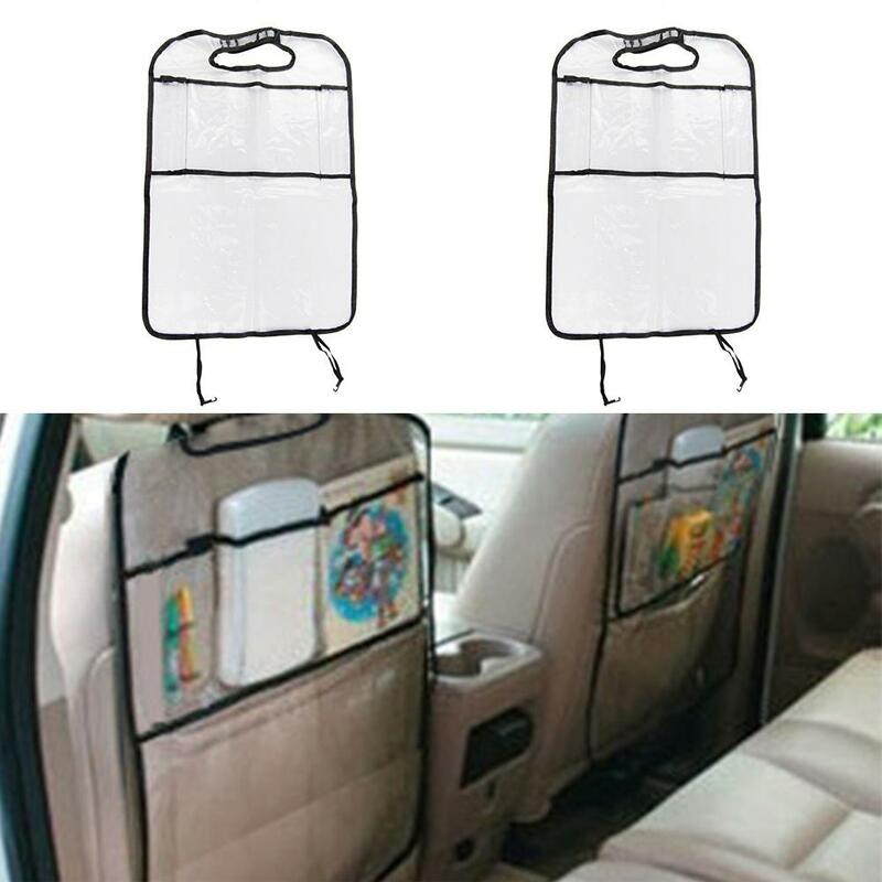 2 قطعة غطاء مقعد السيارة الخلفي الأطفال مقعد مكافحة ركلة سطح حماية مقاومة للبقع قسط جودة سيارة حامي المدعومة يغطي