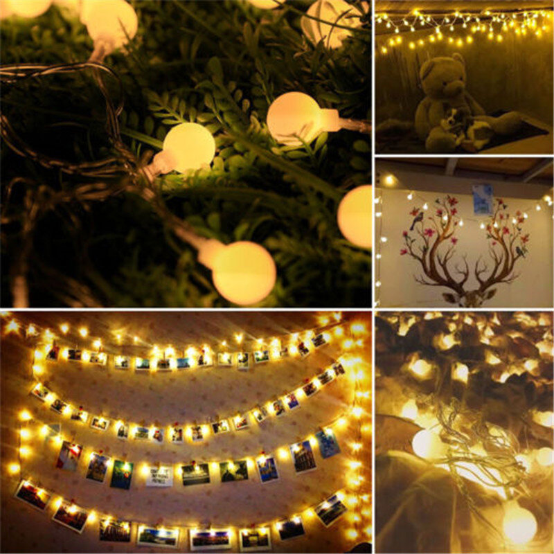 3M 20 LED الطوق USB 5v الكرة الجنية سلسلة أضواء للعام الجديد عيد الميلاد مهرجان حزب الزفاف مصباح ضوء led للديكور المنزلي ضوء