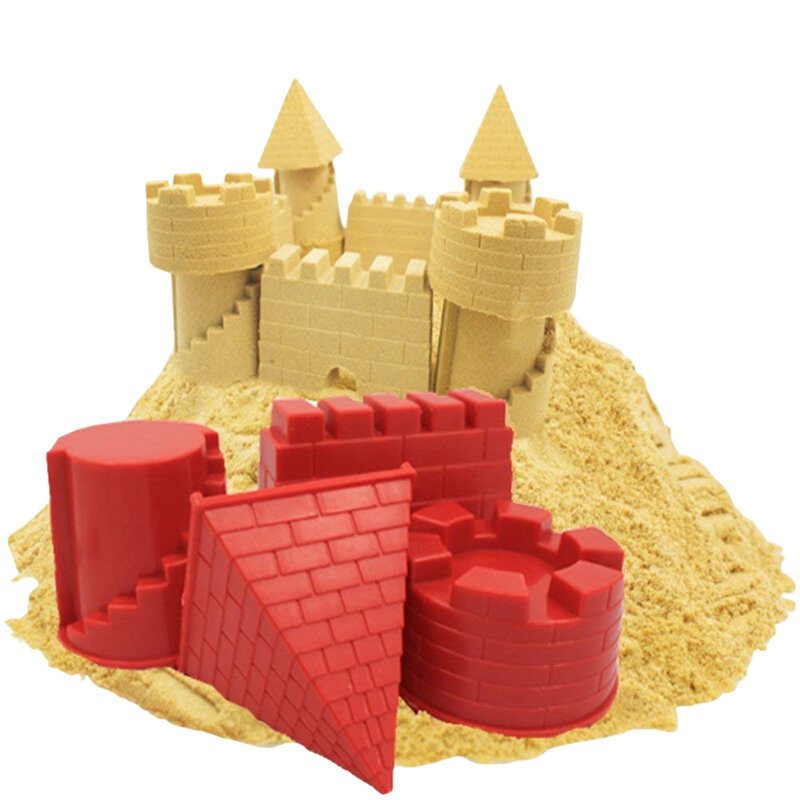 نموذج قلعة ساخنة للعب في الهواء الطلق ، ألعاب رمال للأطفال ، للصيف ، شاطئ البحر ، المطاط الناعم ، قوالب الرمل ، مجموعات الأدوات