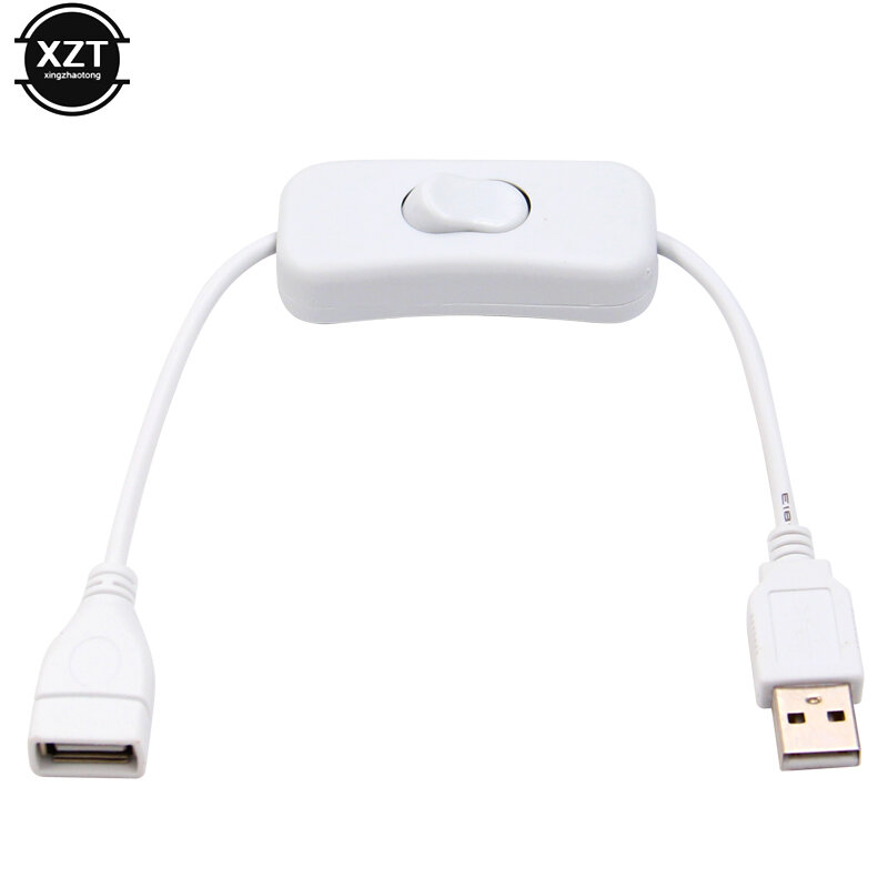 28 سنتيمتر USB كابل مع التبديل ON/OFF تمديد كابل تبديل ل USB مصباح USB مروحة خط امدادات الطاقة دائم محول HOT البيع