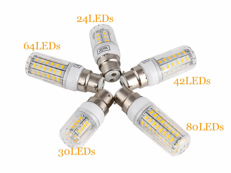 B22 مصباح LED على شكل حربة ، SMD 5730 ، موفر للطاقة ، 7 واط ، 12 واط ، 15 واط ، 20 واط ، 25 واط