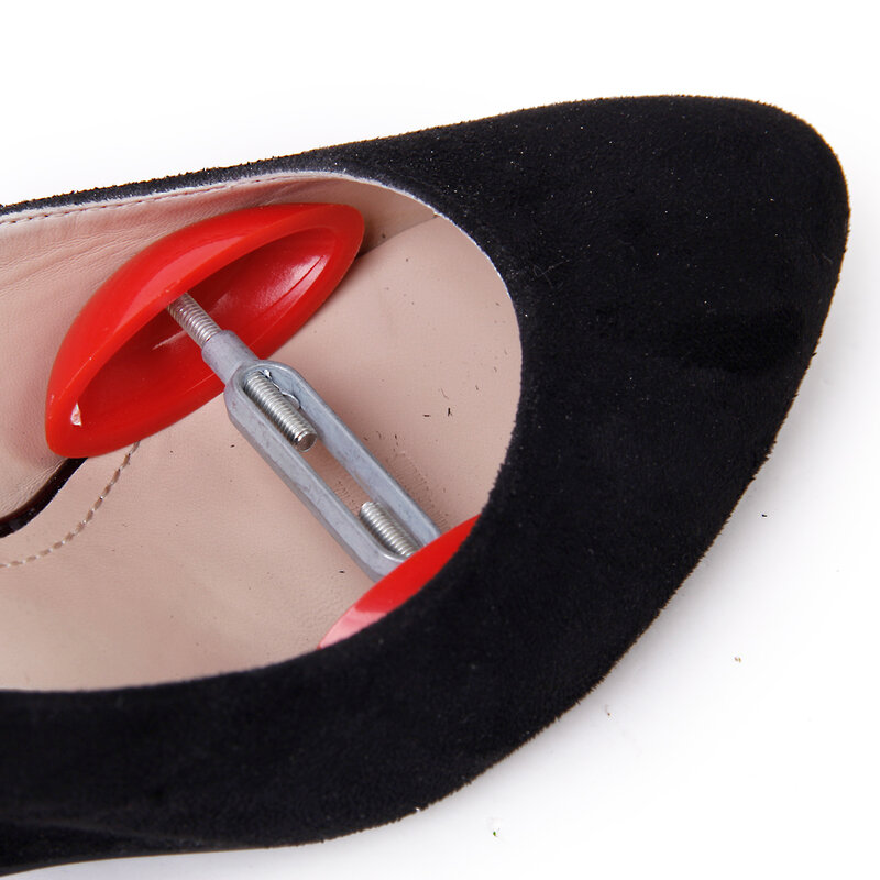 1 زوج من البسيطة حذاء شجرة نقالة المشكل عرض موسعات قابل للتعديل ل رجل إمرأة أحذية المتوسع دعم حامل الأحمر حزمة من 2