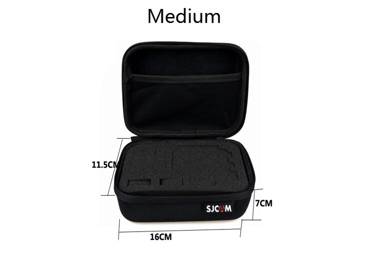 SJCAM SJ11 اكسسوارات تخزين حقيبة بطاريات أصلية قابلة للشحن بطارية مزدوجة شاحن ل SJ10/ 9/SJ4000X برو عمل كاميرا حقيبة
