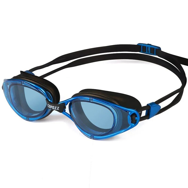 Copozz-نظارات سباحة احترافية للرجال والنساء ، حماية من الأشعة فوق البنفسجية ، مقاومة للماء ، سيليكون ، قابلة للتعديل