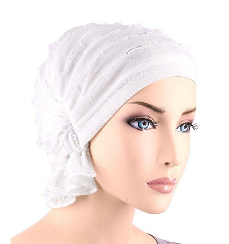 مسلم بونيه المرأة الحجاب الشيفون قبعة عمامة أغطية الرأس غطاء الرأس التفاف السرطان العلاج الكيميائي شيفون غطاء للشعر اكسسوارات