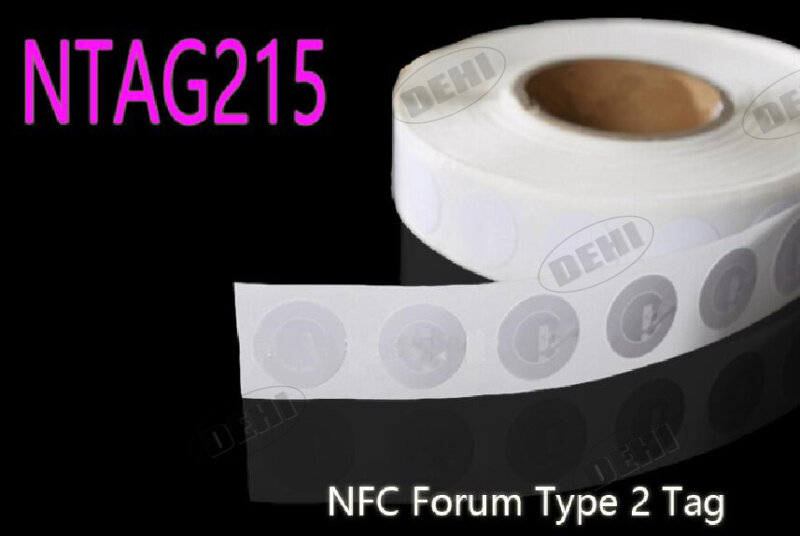 5 قطعة/الوحدة NFC NTAG215 ملصقات NFC المنتدى نوع 2 علامة NFC ملصقا