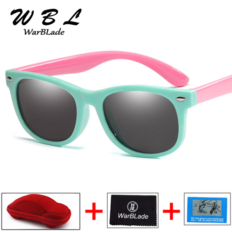 العلامة التجارية مسمار سيليكون السلامة البرمجيات الاستقطاب القط العين الأطفال النظارات الشمسية الرجال و الطفل نظارات نظارات UV400